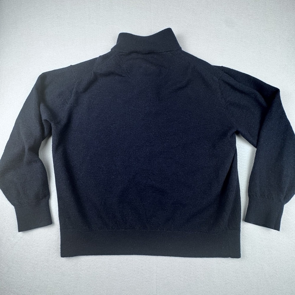 Orvis 100% Merino Wool Sweater 2.0 1/4 Zip Men XL (L) Pullover Blue Outdoor Gorp - Picture 5 of 8